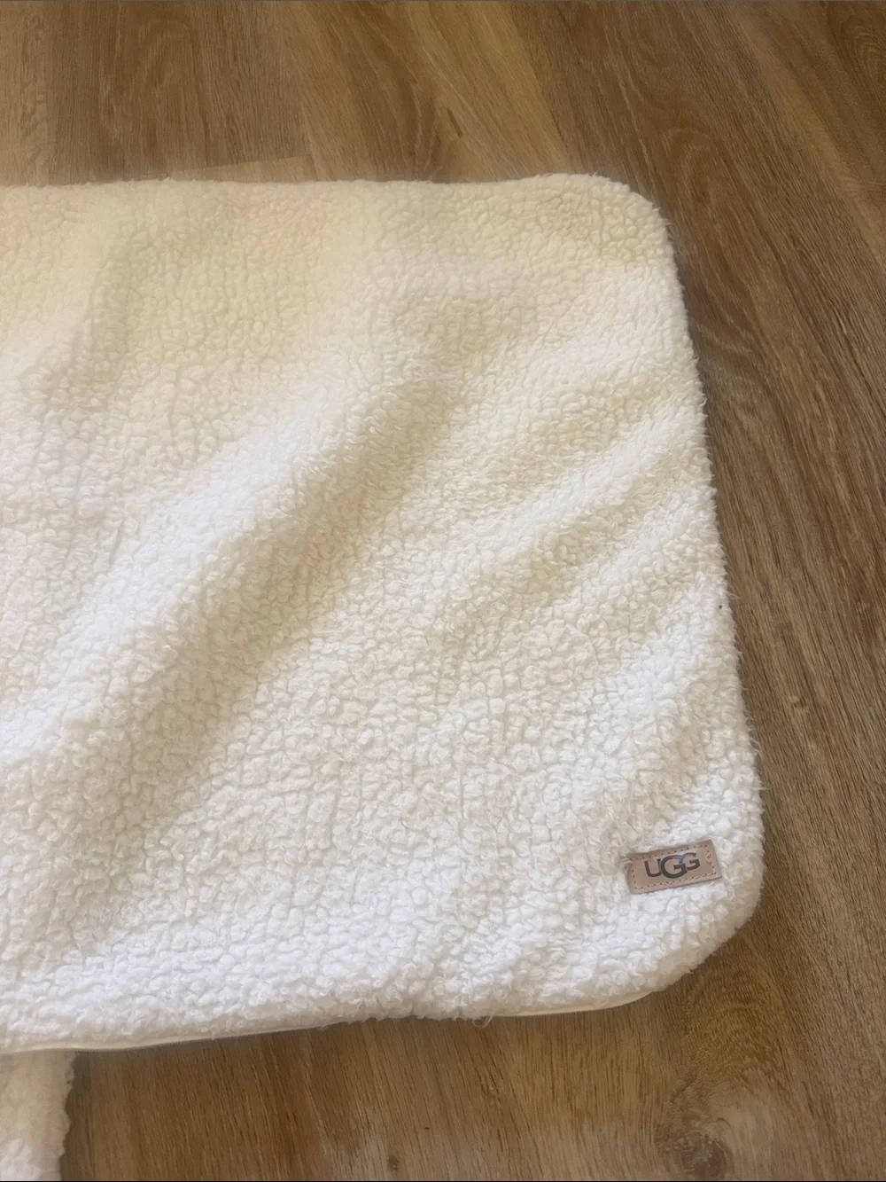 UGG Cream Sherpa pillow covers  (Pair)